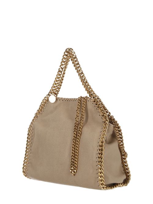 Butter-cream beige faux-leather mini Falabella tote bag Stella Mc Cartney | 371223W93559300